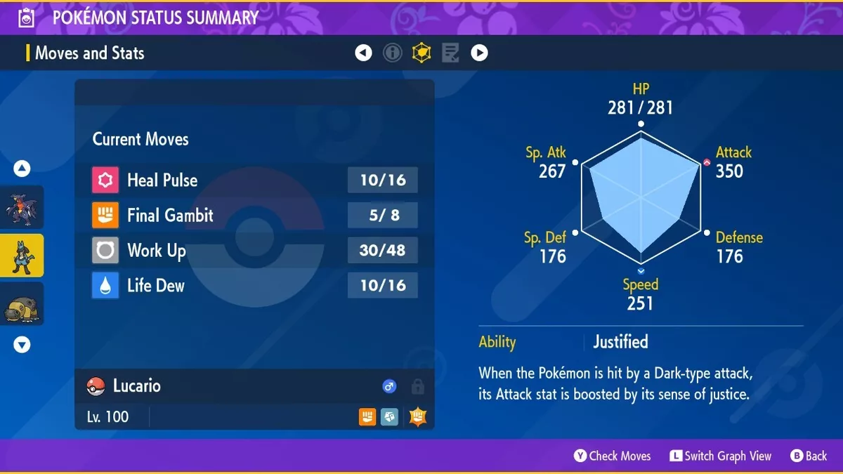 Shiny Lucario & Master Ball - Pokémon Scarlet and Pokémon Violet