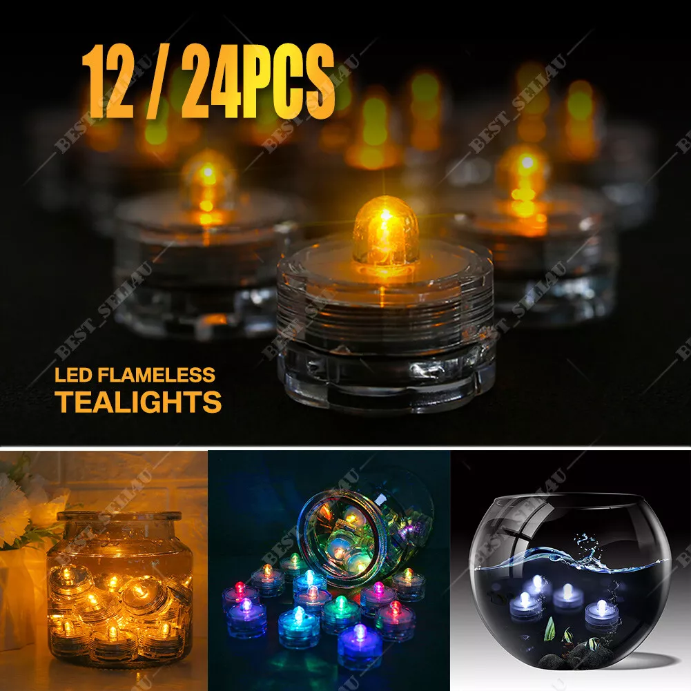 Waterproof tea 2024 lights with remote