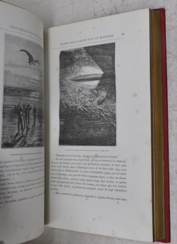 20 000 lieues sous les mers Jules Verne Hetzel reliure aux Harpons - 第 17/18 張圖片