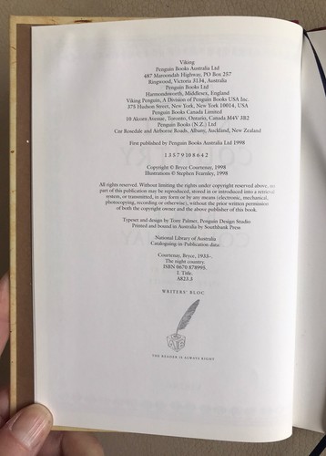 Bryce Courtenay THE NIGHT COUNTRY 1st Ed & RECIPE FOR DREAMING HB/DJ - Bild 7 von 12