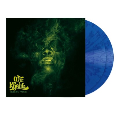 Wiz Khalifa   Rolling Papers VINYL 2LP NEW & SEALED LIMITED BLUE SPLATTER