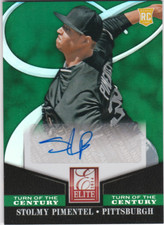2014 Elite Turn of the Century Autographs #80 Stolmy Pimentel Auto - NM