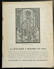 1950 Le Crapouillot La Sexualite A Travers Les Ages / Sexuality Through The Ages