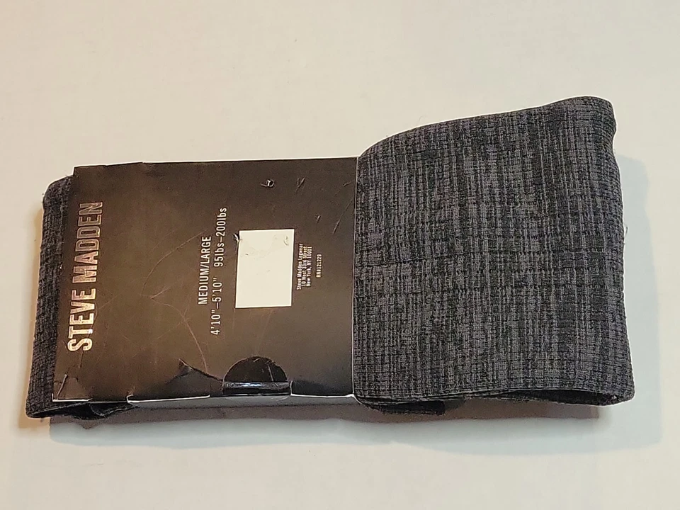 Medias sin pies forradas de lana Steve Madden medianas/grandes grises/negras envío gratuito  Foto 3 de 4