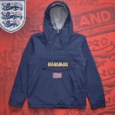 Napapijri Rainforest Pullover Men's Jacket Size S Navy Winter Clothing