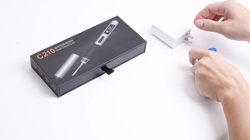 Portable Soldering Iron Pen Adjustable Temperature 100W Fast Heat Digital Smart - Video 1 of 1