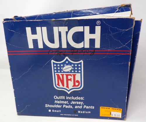 Vintage NFL Seattle Seahawks Youth Outfit by HUTCH Helmet Shoulder Pads w/ Box - Picture 5 of 21