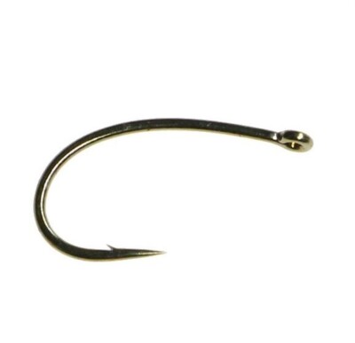 Rudder 100 PCs Fly Hooks Emerger Hook 2488 FORGED