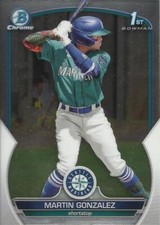 2023 Bowman Martin Gonzalez #BCP-28 Seattle Mariners