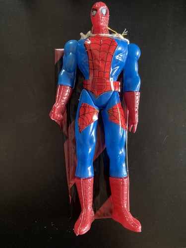 Vintage Mexican Knockoff Bootleg Blasform Fallschirm Actionfigur 10" Spiderman