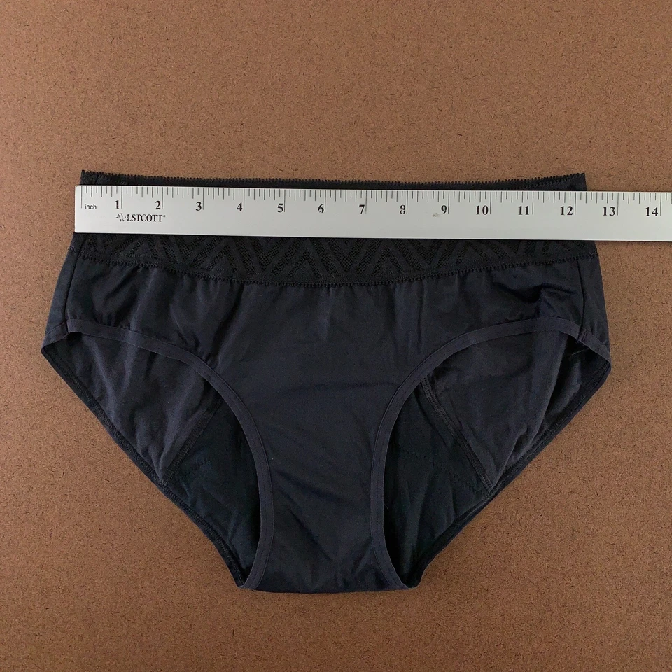 THINX Women's Size Small Black Absorbent Period Panty Hiphugger Underwear New - Image 4 of 4