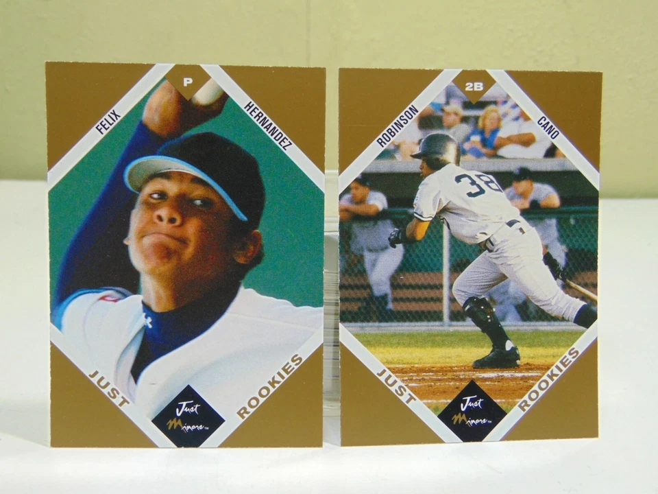 2003 Just Minors Rookies Baseball Cards #1-76 Gold Set 80/1000 Felix Hernandez - Image 2 of 3