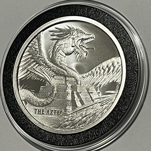The Aztec World of Dragons Sammlermünze 1 Feinunze 0,999 Feinsilber Medaille - Bild 11 von 15