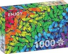 Rainbow Butterflies 1000 Piece Jigsaw Puzzle Enjoy New
