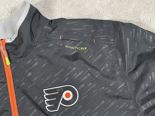Philadelphia Flyers Jacket Reebok Mens XL Center Ice Collection Kinetic Fit NHL - Picture 2 of 13