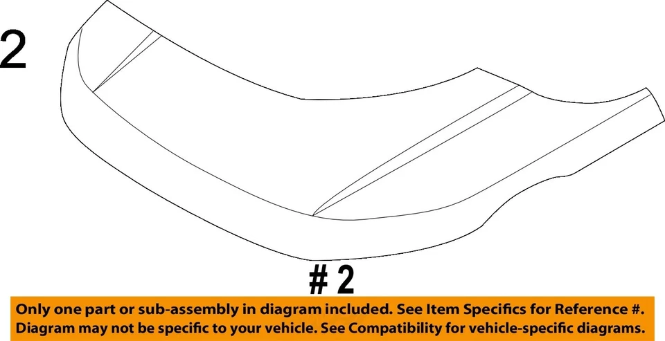 Used Hood fits: 2016 Land rover Evoque w/o dual vent Grade A Foto 4 de 4