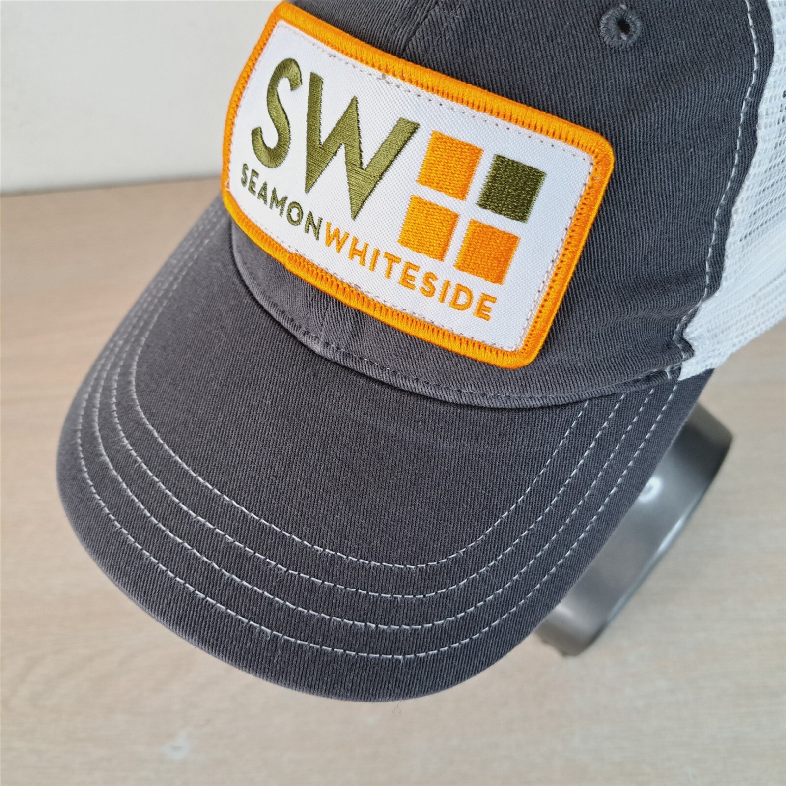 SEAMON WHITESIDE SW ADJUSTABLE SNAPBACK TRUCKER/M… - image 9