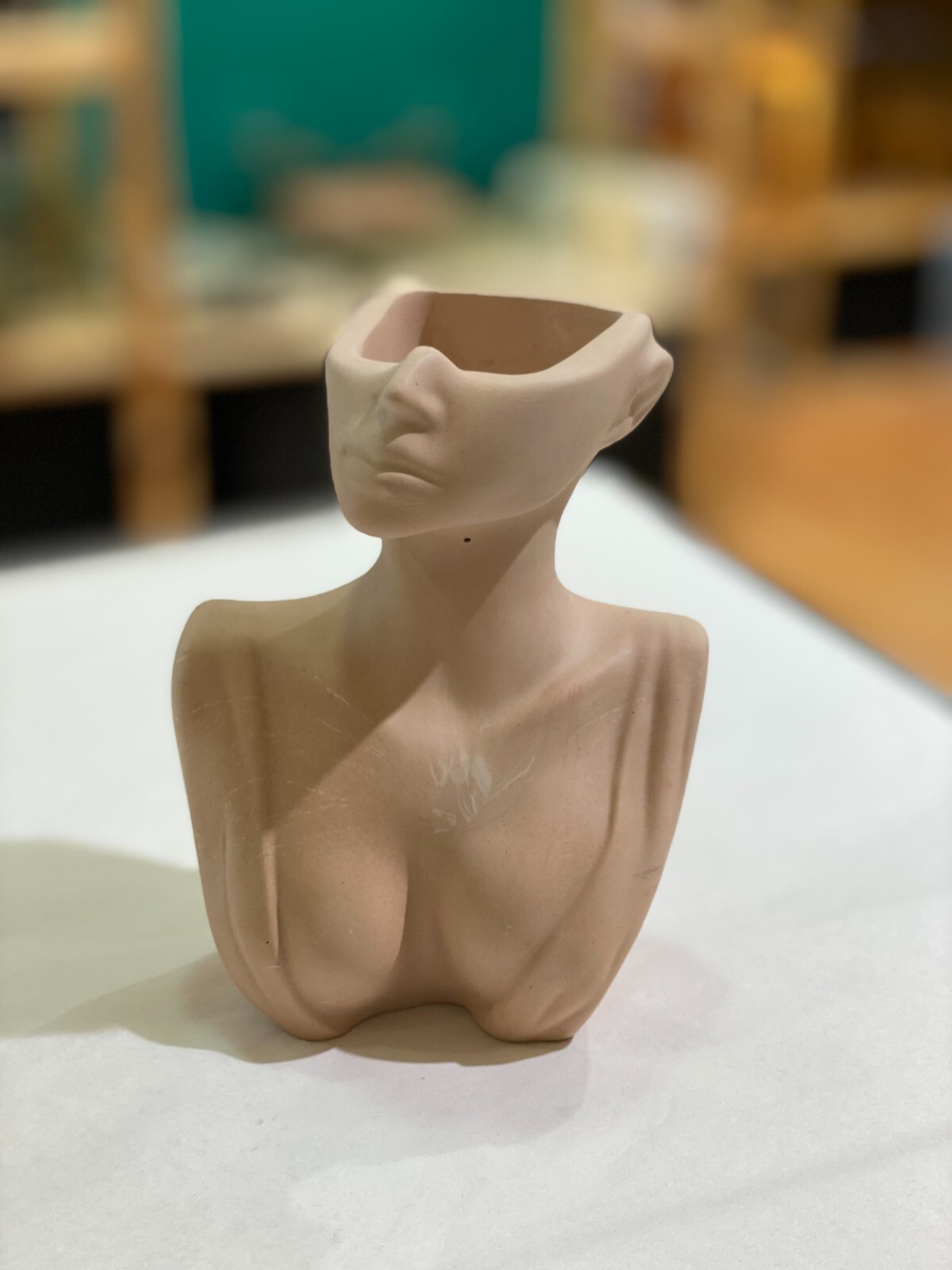 Vase design pêche éco-résine incassable pour décoration maison sans solvant