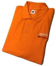 ZOETIS Collectible Orange Golf Shirt - Size XL Short Sleeves