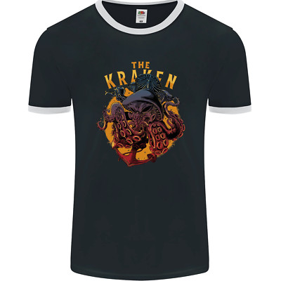 The Kraken Octopus Cthulhu Scuba Tauchen Herren Ringer Maglietta Fotl