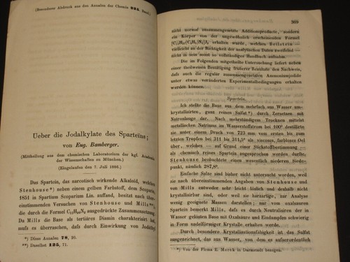 EUGEN BAMBERGER Justus Liebig's Annalen der Chemie 20 Books 1886-1912 Chemistry - Picture 9 of 15