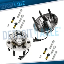 4WD Front Wheel Bearing Hubs w/Bolt for Chevy GMC Silverado Sierra 1500 Cadillac