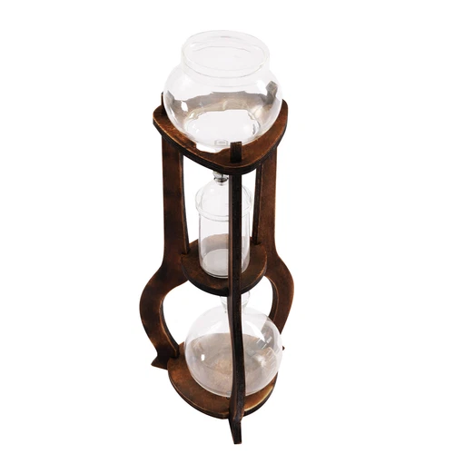Iced Coffee Cold Brew Drip Tower Coffee Maker Ice Coffee Machine (Brown) - Picture 4 of 6