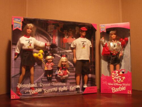 Barbie Disneyland Resort Vacation (4 Puppen Set) & Barbie Disney World NRFB