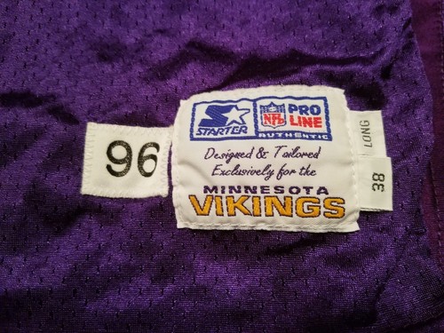 Vintage 1996 Minnesota Vikings Scottie Graham #31 Authentic Game Used Jersey PSA - Picture 2 of 5
