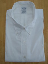 NWOT Brooks Brothers White Supima Button Down 18-34 Regent Fit MSRP 140