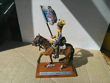 Marcel Gottland, Napoleonic French flag bearer, 90mm folk art Composition, TD