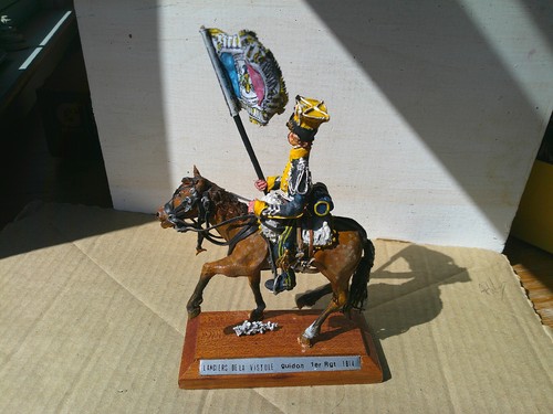 Marcel Gottland, Napoleonic French flag bearer, 90mm folk art Composition, TD - 第 1/4 張圖片