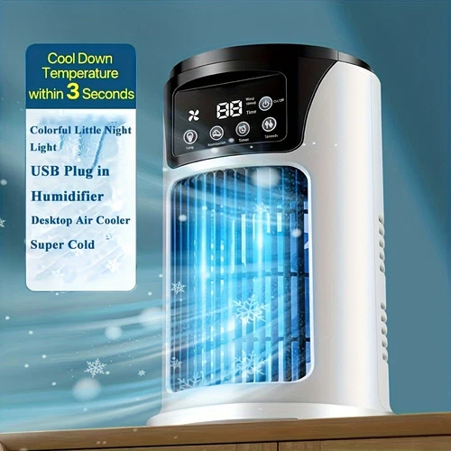 Portable Air Conditioner 3in1 Quiet AC Unit Air Cooler /Humidifier /Cooling Fans - Picture 2 of 32