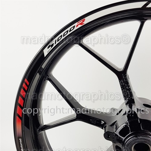 S1000R Motorsport motorcycle reflective wheel stickers rim stripes for bmw Hp4 - Picture 5 of 6