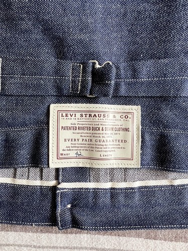 Levis LVC Selvedge Jacket L Type 2 Trucker Japan 1879 Pleated Blouse NEW SOLDOUT - Imagen 21 de 22