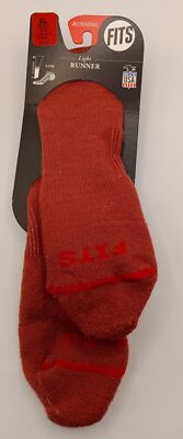 FITS UNISEX ADULT LIGHT RUNNER LOW SOCKS MERINO WOOL 1 PAIR sz XL MARSALA F3001