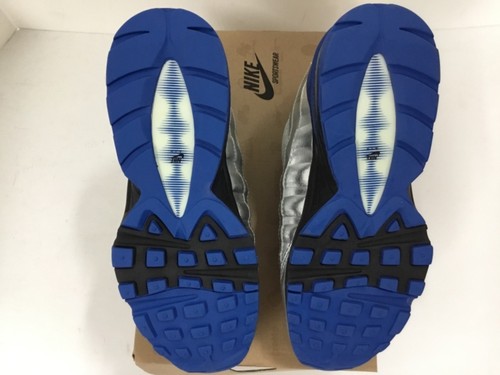 Nike Air Max '95 (GS) Kids sneakers # 307565-016 silver/blue Never Worn "2010" - Picture 6 of 9