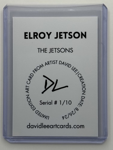 Elroy Jetson Limited Edition Artist Signed “The Jetsons” Trading Card 1/10 - Picture 2 of 2
