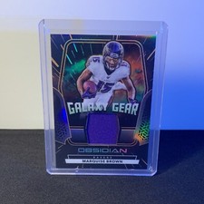 2020 Panini Obsidian Marquise Brown Galaxy Gear Patch /75 SP #GG13