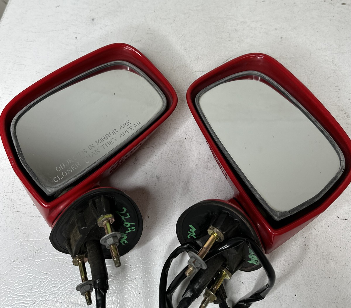 OEM Toyota MR2 Spyder RED Right Passenger Side View Mirror Power 
