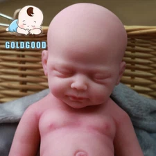 For Kids Realistic 18.5" Sleeping Boy - Full Soft Silicone Newborn Reborn Doll