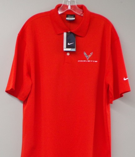 C8 Chevrolet Corvette Mens Nike Golf Embroidered Polo XS-4XL, LT-4XLT New - Picture 11 of 35