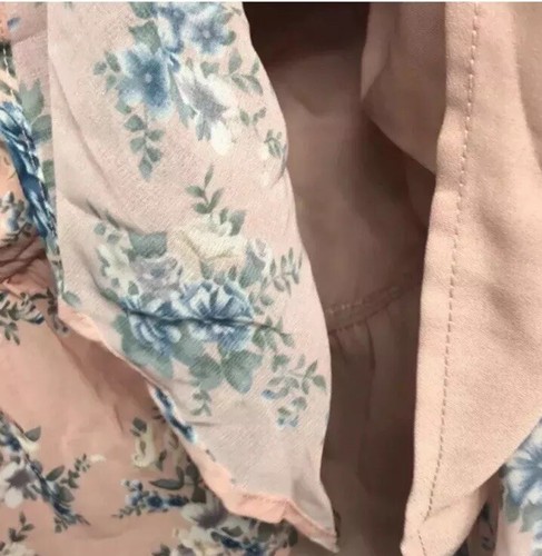 J by J.O.A Chiffon Tunika rosa Blumen Übergröße 2XL NEU - Bild 4 von 6