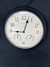 UPC 072397009140 product image for Acurite 14in Bronze Patine Weather Clock Temperature & Humidity Tested Excellent | upcitemdb.com