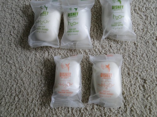 5 Disney Resorts H20+ Sea Salt (3) Bath Soaps 2oz + (2) Facial Soap 1.5 oz NEW