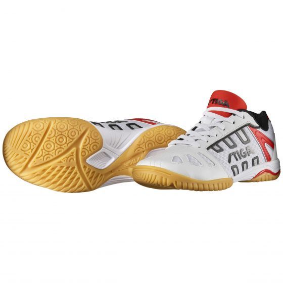 Stiga LINER II TABLE TENNIS SHOE (White Red) Stiga LINER II TABLE TENNIS SHOE (White Red)