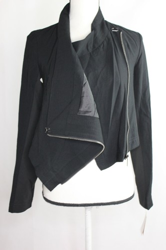Rachel Roy Women's Black Lightweight Shauna Shirt Jacket Size XS NWT - Picture 4 of 12