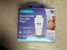 SEALED Lansinoh Breast milk Breast Pump Storage Bags 100 Count Infant Baby