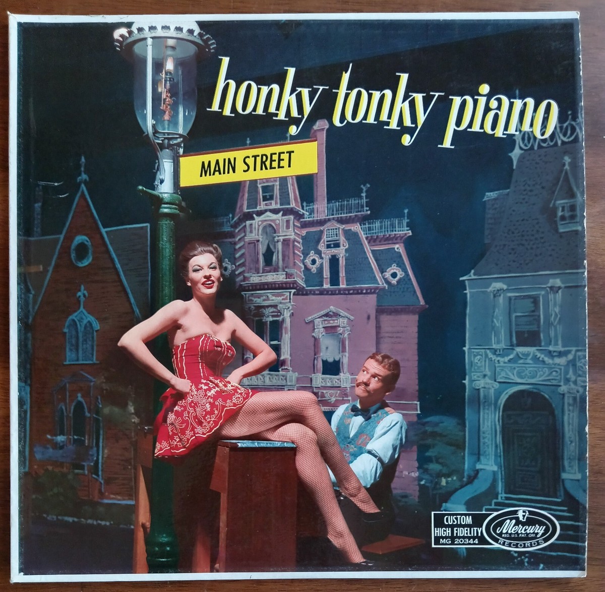 Main Street Honky Tonk Piano Pete Handy Vinyl LP Record Album 