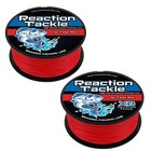 Reaction Tackle Braided Fishing Line / Braid - No Fade Red- 4 or 8 Strands